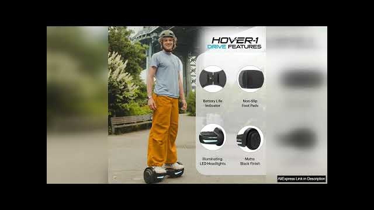 Drive Electric Hoverboard 7MPH Top Speed 3 Mile Range Long Lasting Review