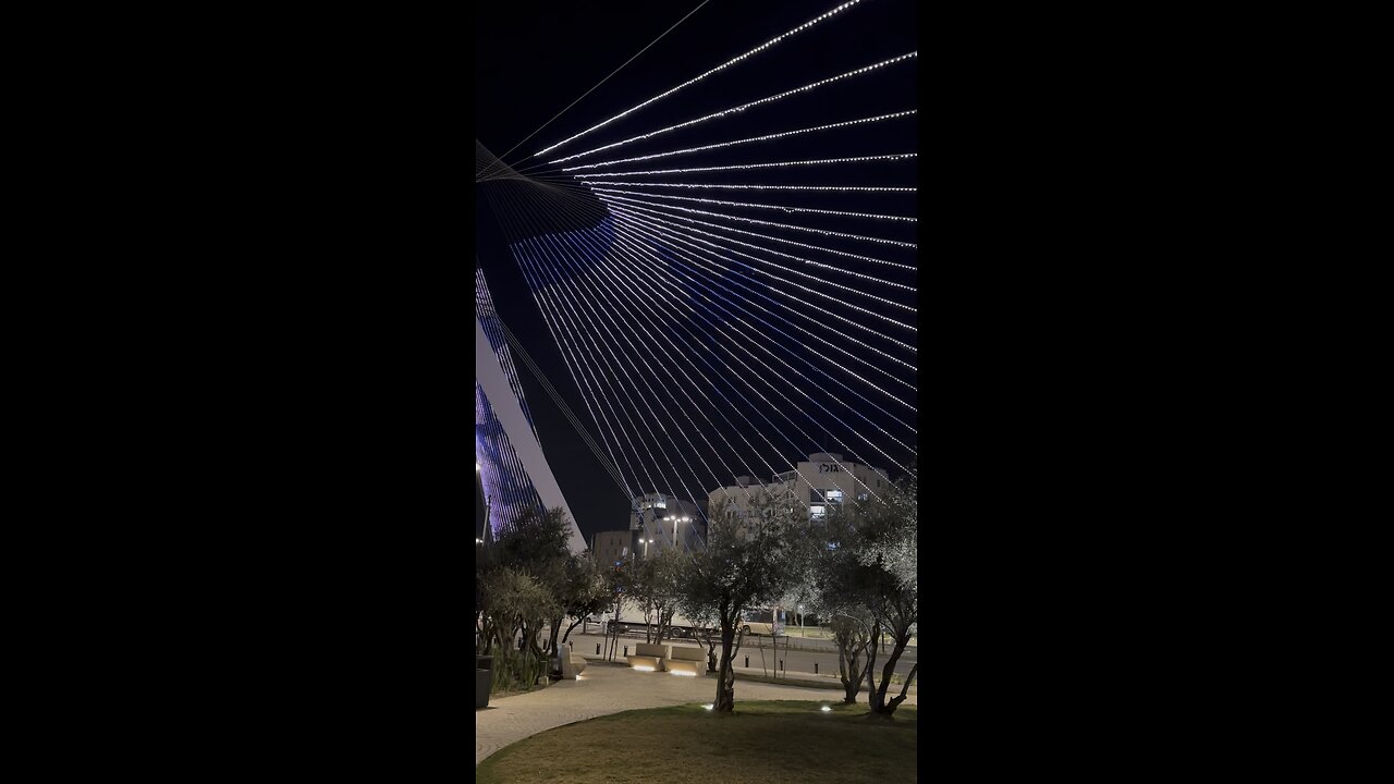 Strings Bridge Jerusalem, Israel