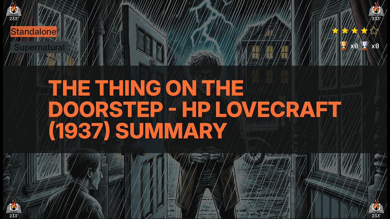 The Thing on the Doorstep - HP Lovecraft (1937) Summary