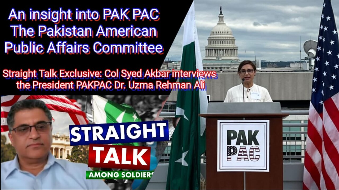 Straight Talk Exclusive | An interview with President PAKPAC Dr. Uzma Ali