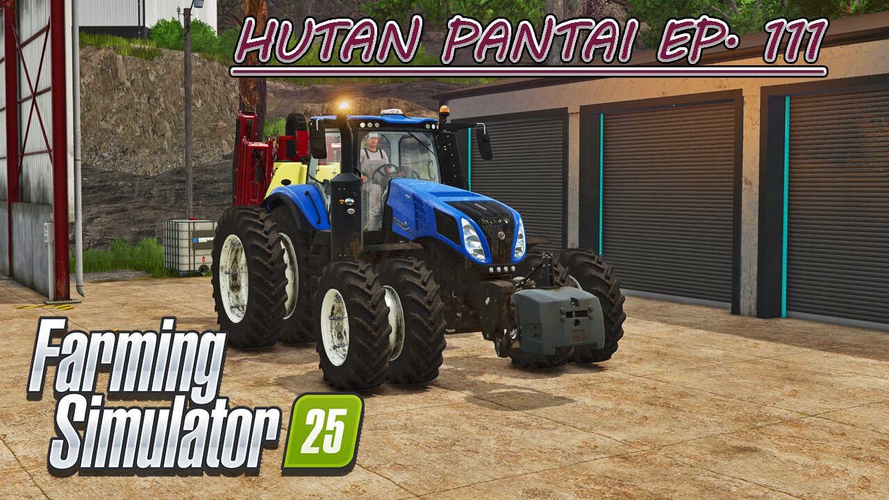 Temple & Wool Delivery. Fertilizing & Spraying Weeds. |4k| HUTAN PANTAI EP. 111 | Farming Simulator 25