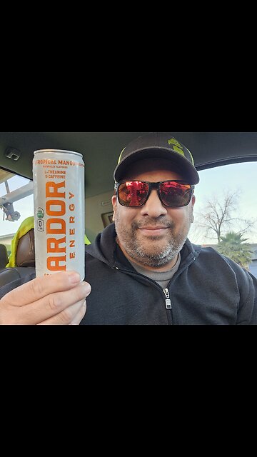 Ardor Tropical Mango Sparkling Water Energy Drink Review