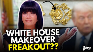 Liberals LOSE IT Over Trump Putting Gold In Oval Office?! | The Dana Show - 10/07/25