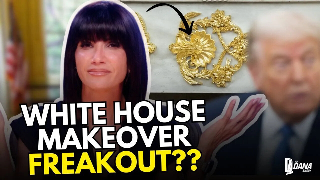 Liberals LOSE IT Over Trump Putting Gold In Oval Office?! | The Dana Show - 10/07/25
