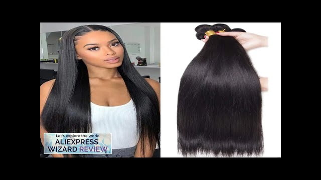 Mayfair Straight Human Hair Bundles 1/3/4 Pieces Natural Black Cheap Human Hair Review