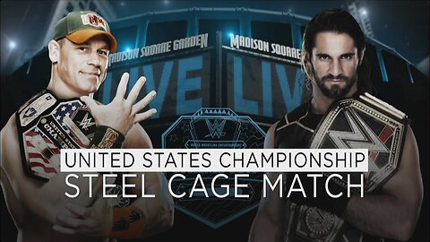John Cena vs Seth Rollins - Live from Madison Square Garden (Full Match)
