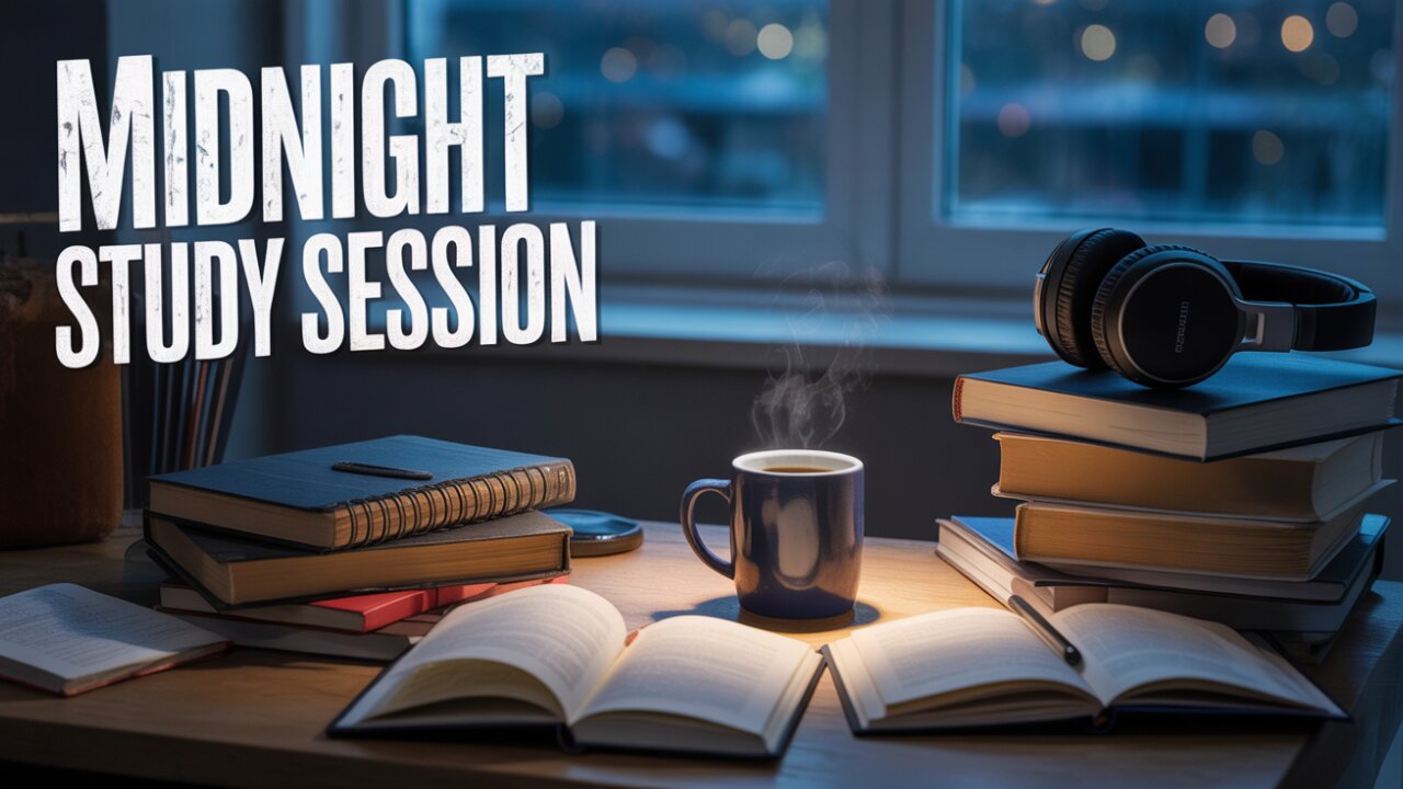 Midnight LO-FI Study Music For Focus 📖