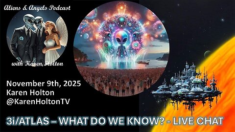 Aliens & Angels Live Podcast, November 9th, 2025 – 3i/Atlas Live Chat
