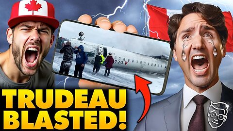 Disgraced PM Trudeau SILENT For HOURS after Canadian Plane CRASH, Posts Poetry Instead!!