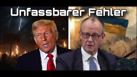 🎥 Unfassbar: Merz verhindert Ukraine-Frieden