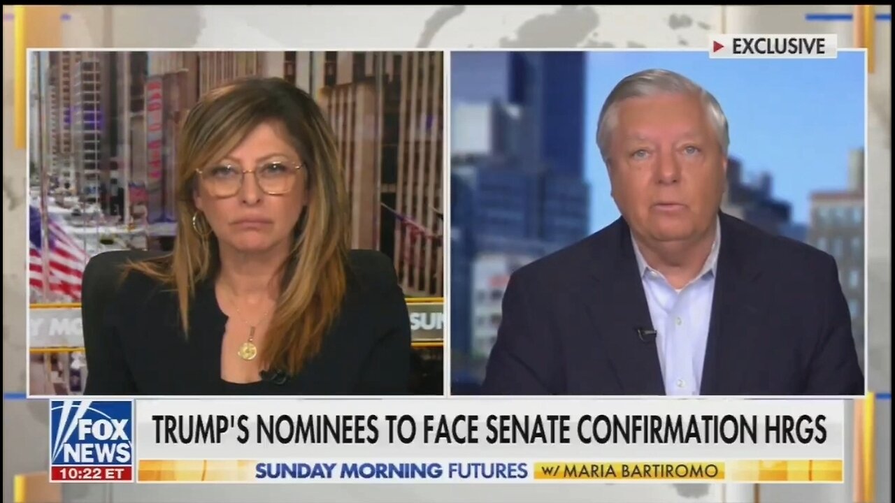 Sen Lindsey Graham: Confirm Trump's Nominees Now, We're At War