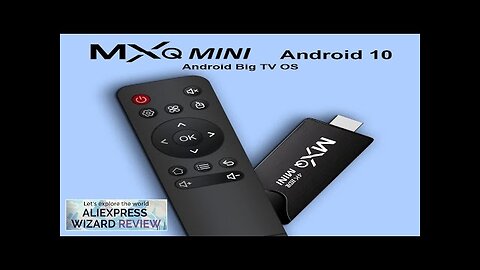 MXQMINI Smart Android Mini TV Stick Android 10 Quad Core Support 2.4G Review