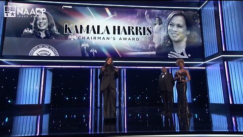 Kamala Gets An NAACP Award: Use Our Power Against Trump