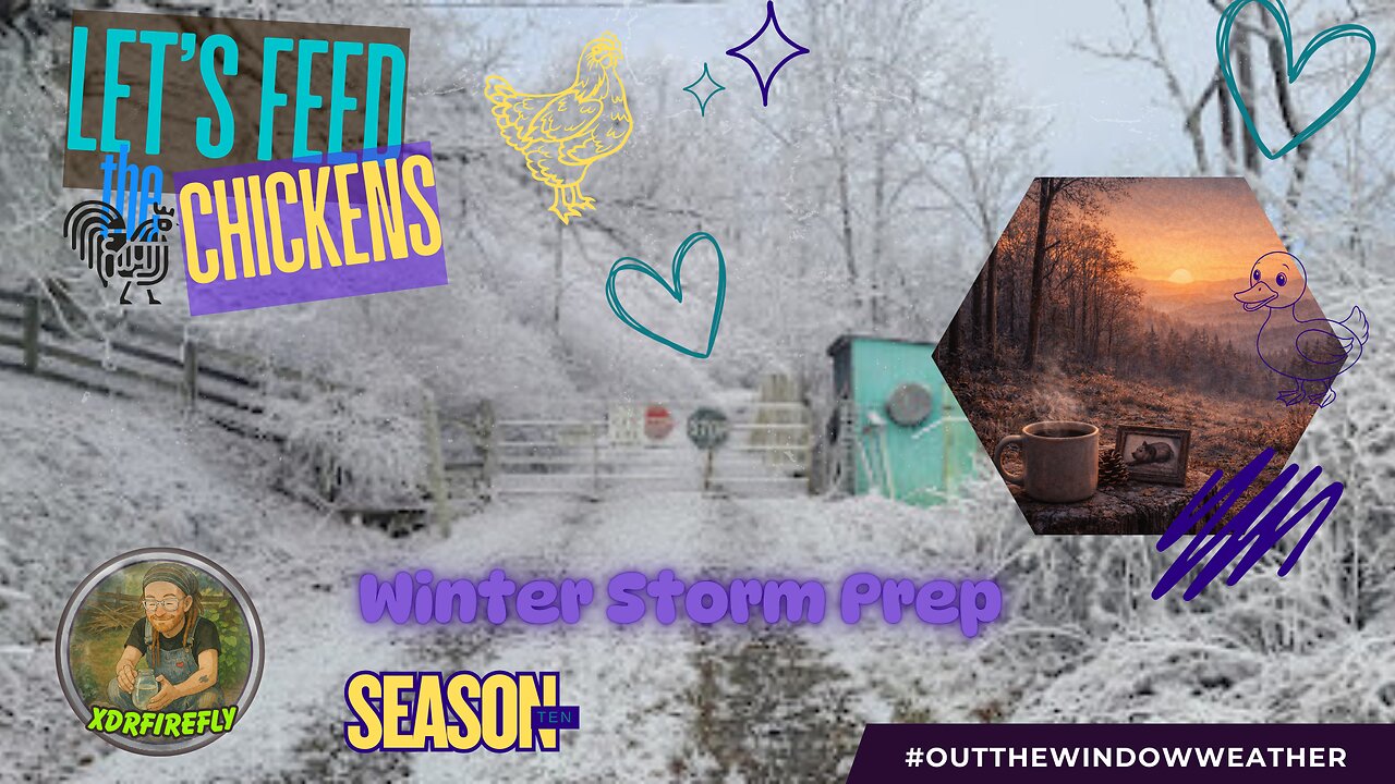 Great Snow Storm Prep Edition | Let's Feed the Chickens | E260