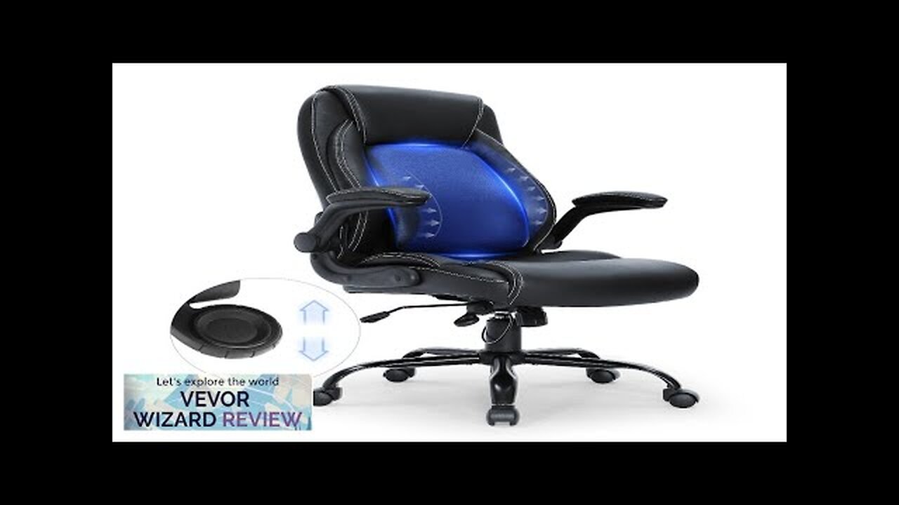 VEVOR Executive Office Chair with Cutting-edge Adjustable Lumbar Support High Back PU Review