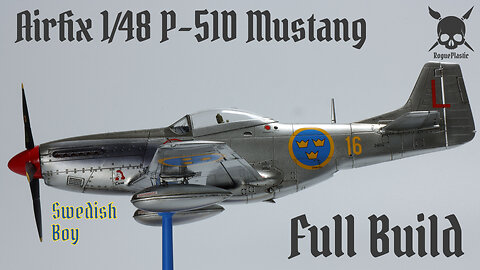 Building The 1/48 Scale P-51D Mustang from Airfix in Swedish