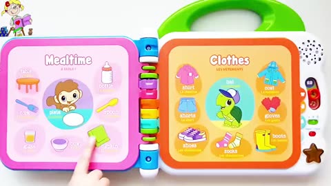 Leap Frog Learning Friends 100 Words Book - Read Aloud for kids with Gitte - Learn 100 new WORDS for