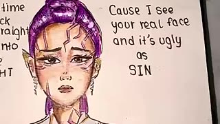 Breaking: Takedown lyrics art #art #artist #takedown #viral #lyricsart #kpop #kd
