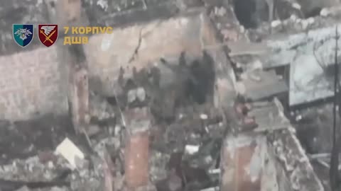 Entire Russian Squad is Surrounded and Marched Off into Captivity