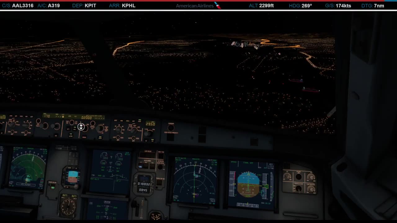 Landing in Philadelphia (KPHL)
