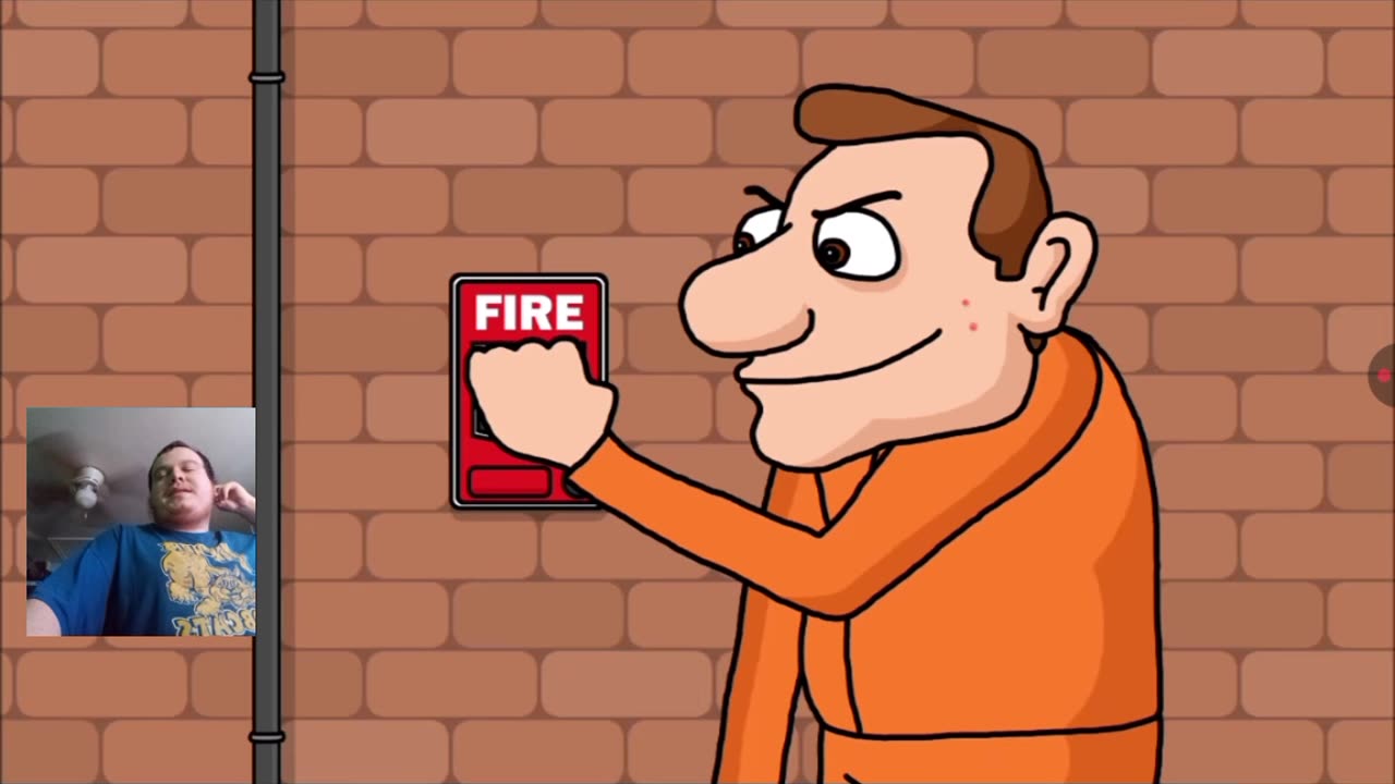 Reacting To SML Animation: Pulls The Fire Alarm Paul!