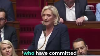 🇫🇷Le Pen: “I don’t understand why foreigners who break the law are allowed to