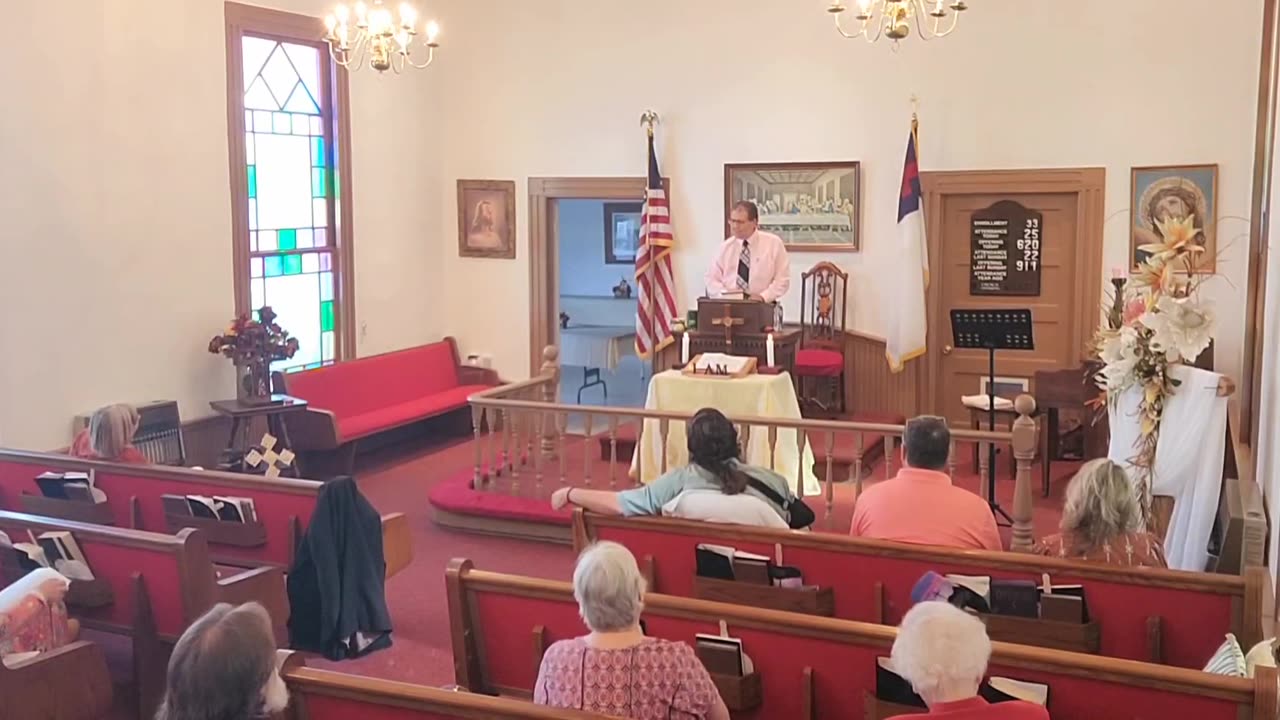 Vernon Chapel Sunday Service (Rev. Ch.1:7-8 Behold He Cometh) led by Joseph Whitaker 10/19/2025