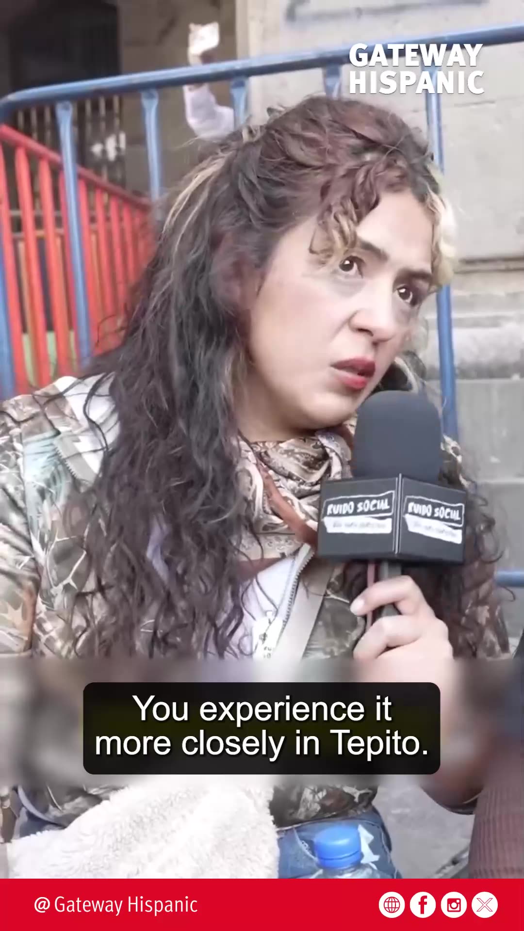 Abigail, 1 joven de México que nos expresó el por qué había asistido a la marcha de la Generación Z