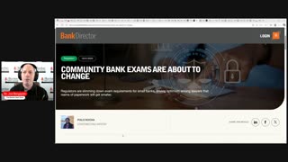 Are regulatory exams about to get better for Community Banks?