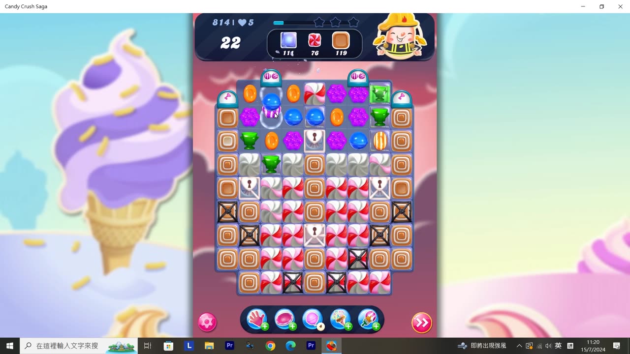 Candy Crush Saga Record (Level 814)