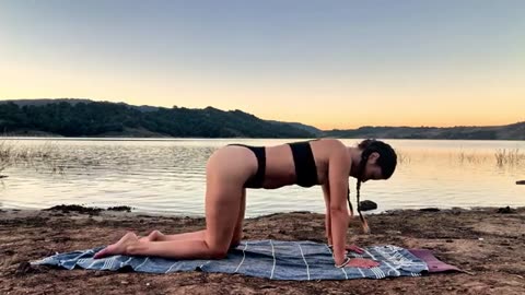 15 Minute Yoga For Beginners | Sunset Yoga Flow