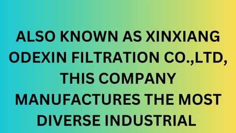 Xinxiang Odexin Filtration Co.,Ltd