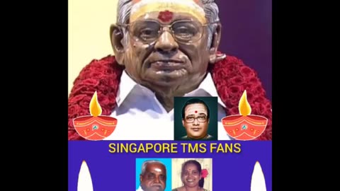 M. S. VISWANATHAN LEGEND SINGAPORE TMS FANS. M.THIRAVIDA SELVAN VOL 1