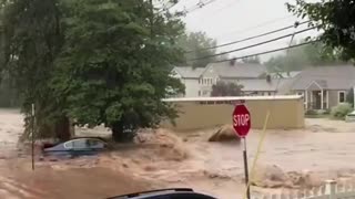 Water is a powerful force. The pool even went downstream