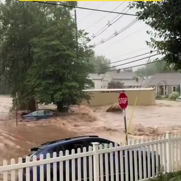 Water is a powerful force. The pool even went downstream