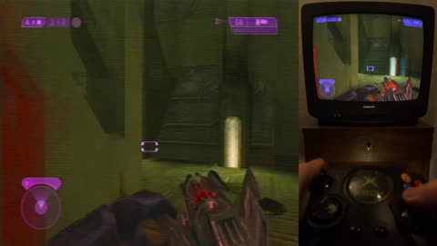 Halo 2 Original Xbox CRT TV Walkthrough Part 1 #halo