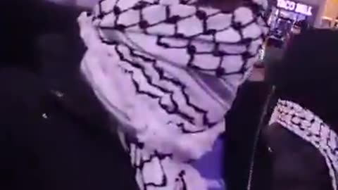 Hamas headbands in New York City.