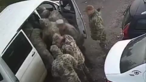 In Kharkiv, 10 TCC people-catchers captured one man and a dog