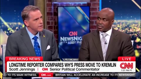 Scott Jennings lays out the facts as CNN panel seethes over WH press access