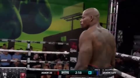 Jason Luv KO's Adam22 within 1 round after cracking Lena The Plug
