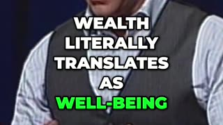 Wealth is Well-being: Harmony Over Balance