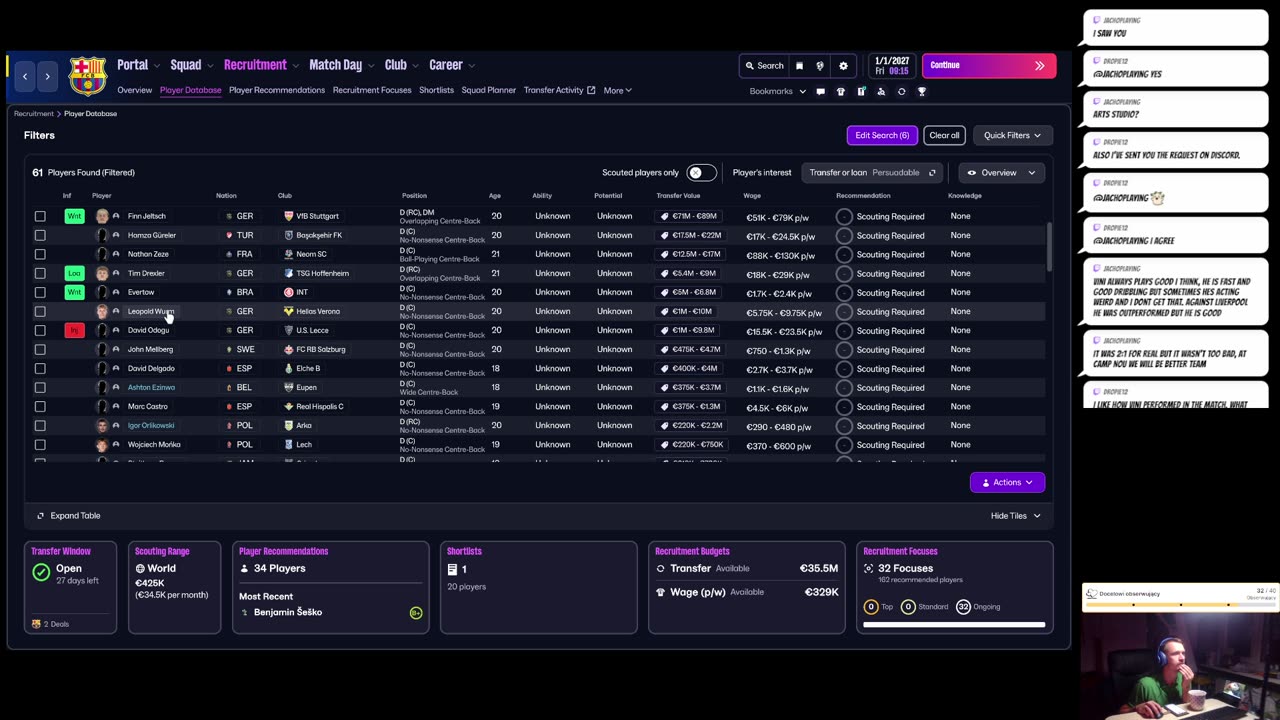 FC Barcelona s. 2, Half way through