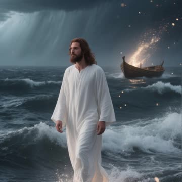 Jesus walked on water