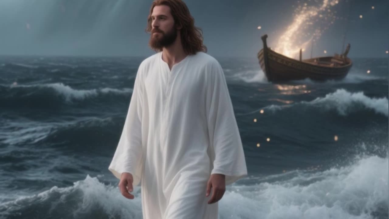 Jesus walked on water