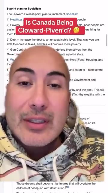 Mario4theNorth: Is Canada Being easier Cloward-Piven'd?