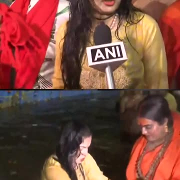 प्रयागराज महाकुंभ 2025 में ‘पिंड दान’ करतीं Mamta Kulkarni