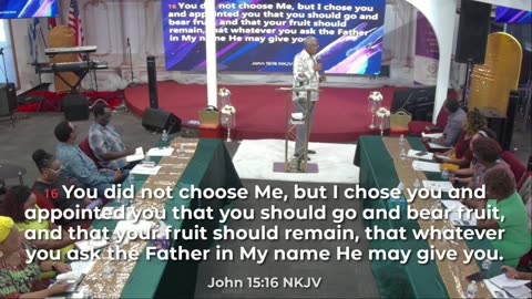 Bishop Dr. Stanley Michuki at Joy Bringers Church in Everett