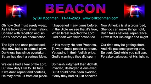 BEACON -- an original song by Bill Kochman.