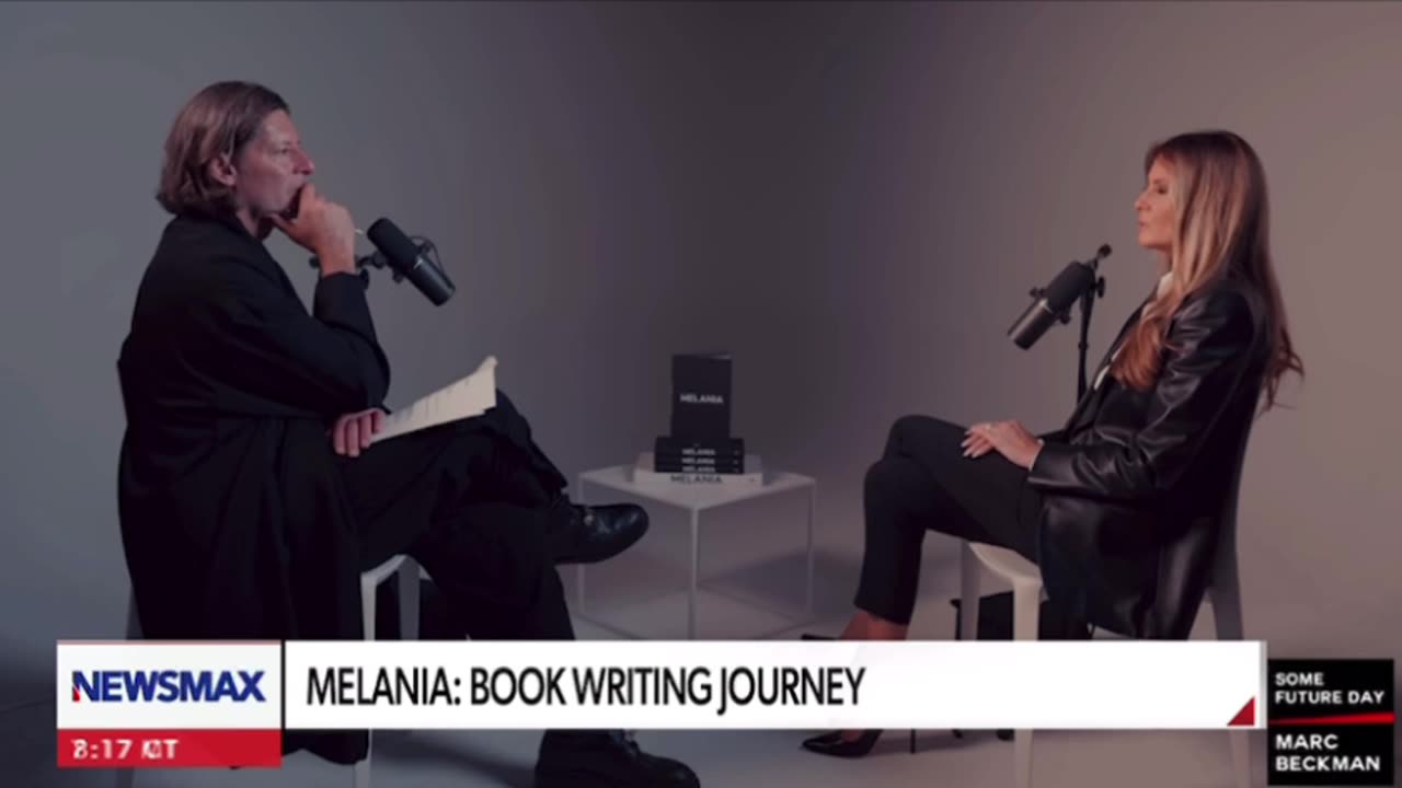 Melania on writing and presenting her book