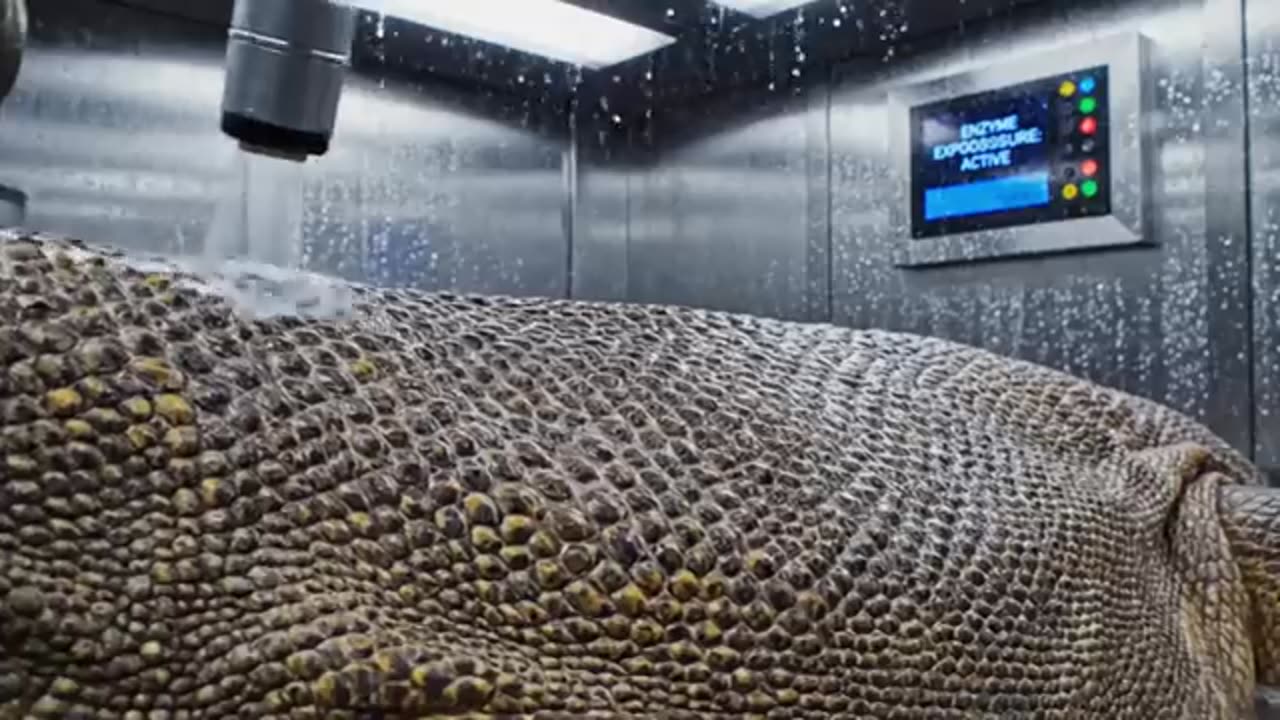 Slaughter house for commodo dragon